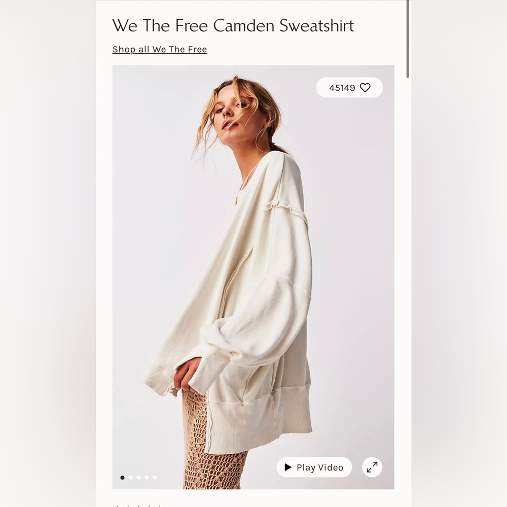 We The Free Camden Sweatshirt